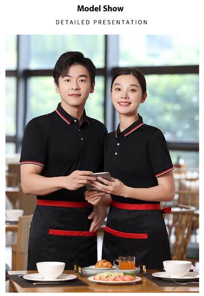 Uniforme de Mesero Verano - Ropa de Trabajo Profesional - Image 11