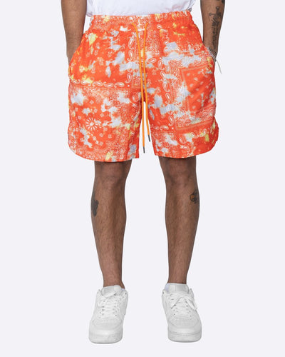 Pantalones Sueltos de Baloncesto Hip-hop Flor de Cajú para Hombre - Image 2