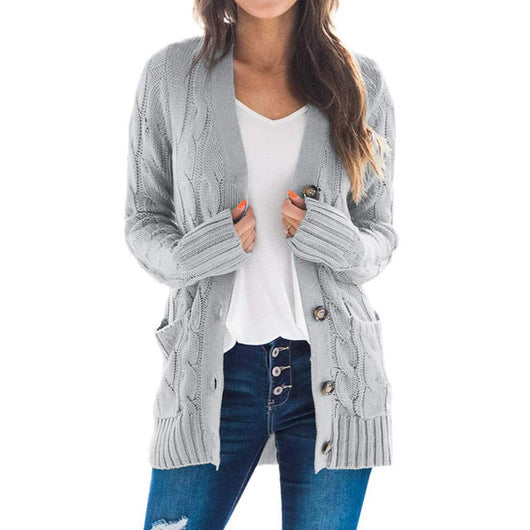 Blazer de Lana Manga Larga Abotonado - Image 16