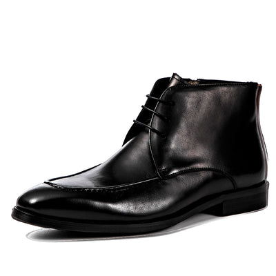 Botas Altas de Cuero para Hombre Knight - Estilo Robusto y Duradero - Image 11