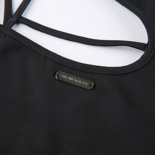 Crop Top Ajustado Cuello Redondo para Mujer - Image 24