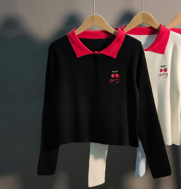 Cardigan Holgado Estilo Universitario para Mujer - Image 103