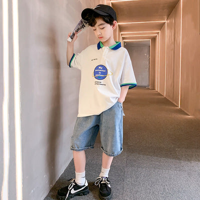 Trajes Cortos de Verano para Niños - Ropa Elegante y Fresca - Image 4
