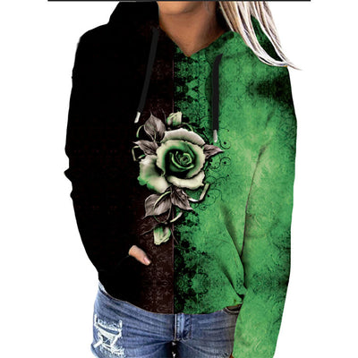 Abrigo Sudadera Estampado Suelto con Capucha para Otoño e Invierno - Image 8