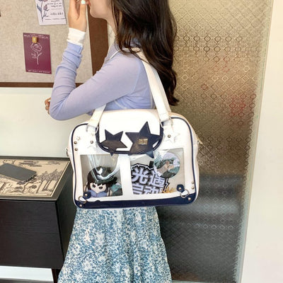 Bolso Mensajero de Hombro Estilo Preppy Original Portátil - Image 37