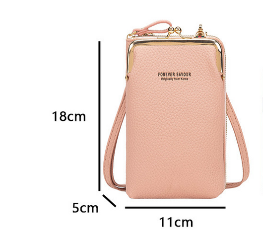 Billetera Vertical de Cuero PU Todo en Uno para Mujer - Image 9