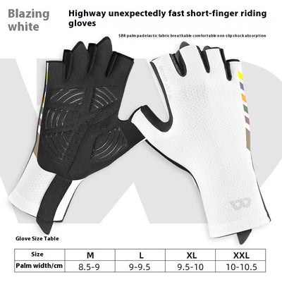 Guantes de Ciclismo sin Dedos con Absorción de Impactos y Transpirabilidad - Image 4