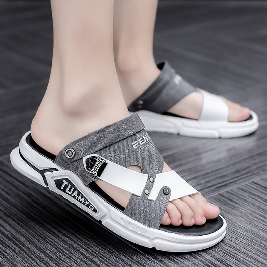 Sandalias de Cuero Impermeables para Hombre - Image 26