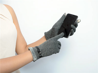 Guantes para Mujer con Lazo Táctiles y Cálidos - Image 10