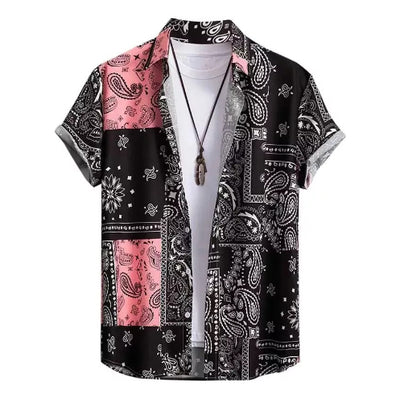 Camisa Hawaiana Casual con Estampado Creativo para Hombre - Image 4