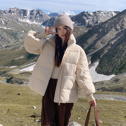 Abrigo Corto Acolchado Suelto Estilo Coreano - Chaqueta de Algodón para Mujer - Image 3