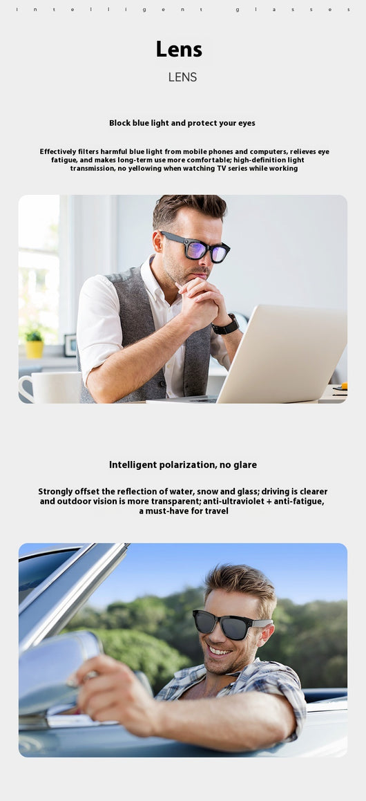 Gafas Inteligentes con Cámara HD y Traductor IA en Tiempo Real - Image 9