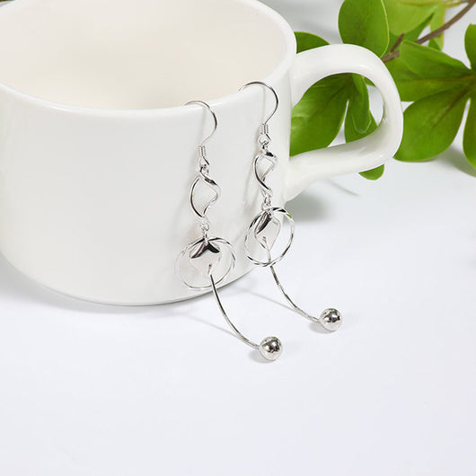 Aretes Borla Temperamento Efecto Cara Delgada Estilo Francés - Image 3