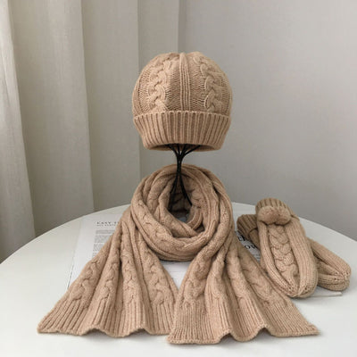 Gorros de Lana Cálidos para Padres e Hijos - Image 12