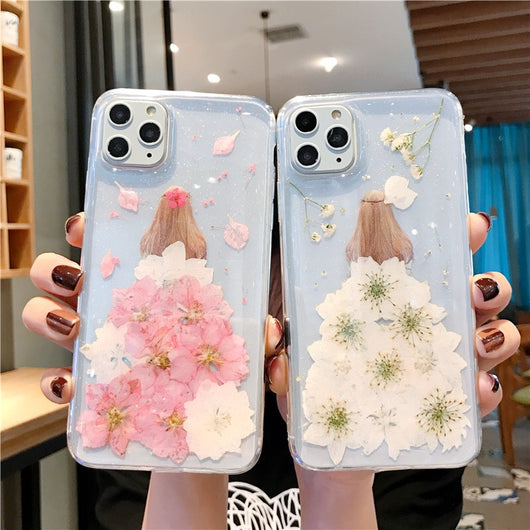Funda Protectora para Teléfono con Flores Preservadas en Resina Epoxi - Image 5