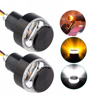 Luces Direccionales LED para Manillar de Moto - Doble Color y Alta Visibilidad - Image 6