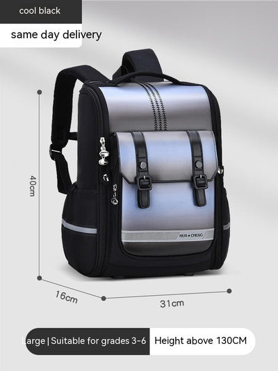 Mochila Escolar Ergonómica de Gran Capacidad con Protección Dorsal para Primaria - Image 5