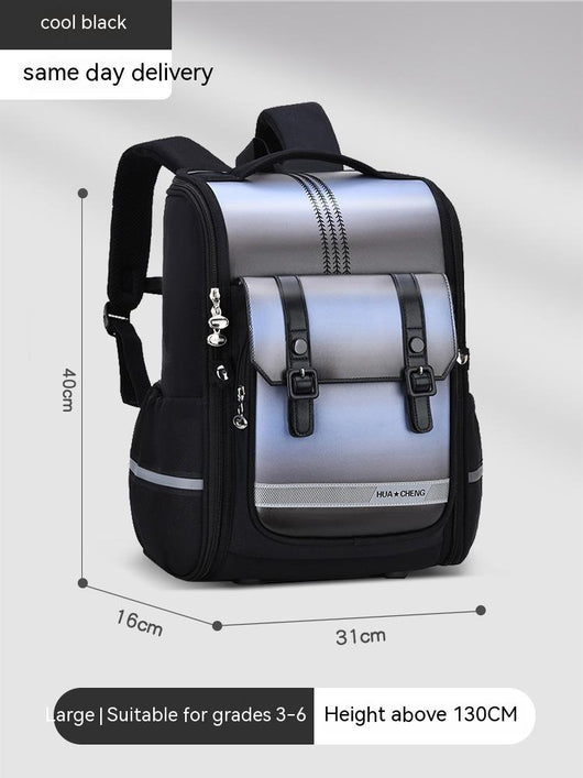 Mochila Escolar Ergonómica de Gran Capacidad con Protección Dorsal para Primaria - Image 5