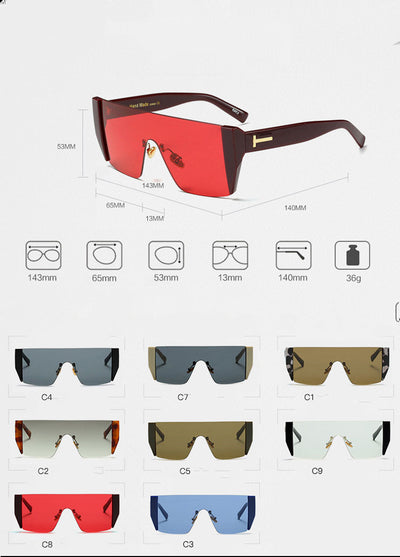 Gafas de Sol Cuadradas Antiaire con Protección Total - Image 2