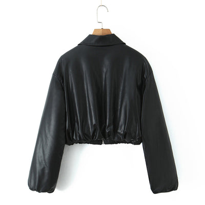 Chaqueta Acolchada Negra para Mujer - Diseño Moderno y Cálido - Image 10