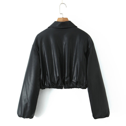Chaqueta Acolchada Negra para Mujer - Diseño Moderno y Cálido - Image 10