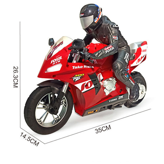 Moto Eléctrica Acrobática Teledirigida con Equilibrio, Drift y Efectos de Luz y Sonido - Image 9
