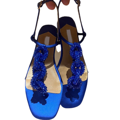 Sandalias Planas con Cristales de Cuentas para Mujer - Image 6