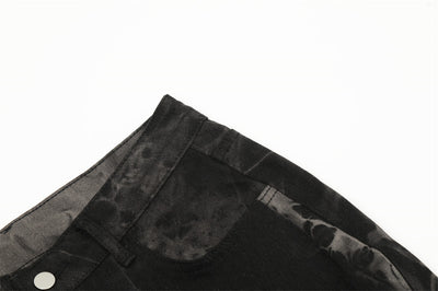 Pantalones Cargo Denim de Pierna Ancha para Hombre - Image 8