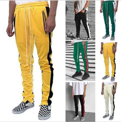 Pantalones Escolares con Cierre de Contraste - Diseño Casual Versátil - Image 5