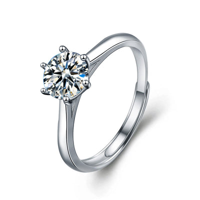 Anillo de Moissanita Fashion en Plata Esterlina S925 - Image 2