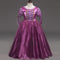 Vestido Princesa Niña Elegante Color Sólido