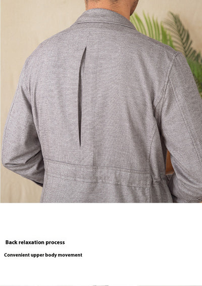 Chaqueta Casual Retro Espiga Transpirable - Image 16
