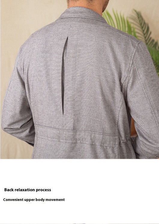 Chaqueta Casual Retro Espiga Transpirable - Image 16