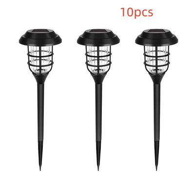 Luz LED Solar para Jardín con Diseño de Franjas - Image 7