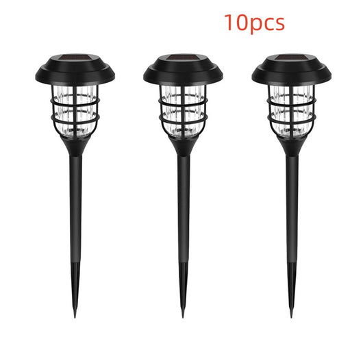 Luz LED Solar para Jardín con Diseño de Franjas - Image 7