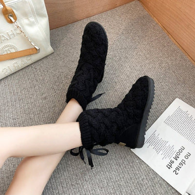 Zapatos de Algodón Acolchados con Lana y Terciopelo Antideslizantes - Image 4