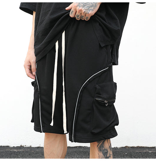 Shorts Terry con Detalles Reflectantes y Cordón - Image 10