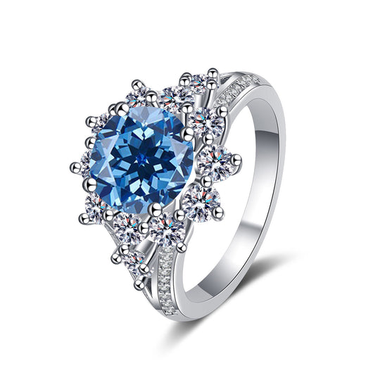 Anillo de Plata 925 con Moissanita de 3 Quilates - Lujo Asequible para Mujer - Image 16