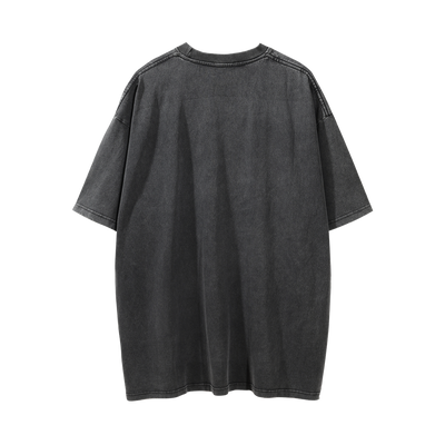 Camiseta Cuello Redondo Efecto Desgastado para Hombre - Image 13