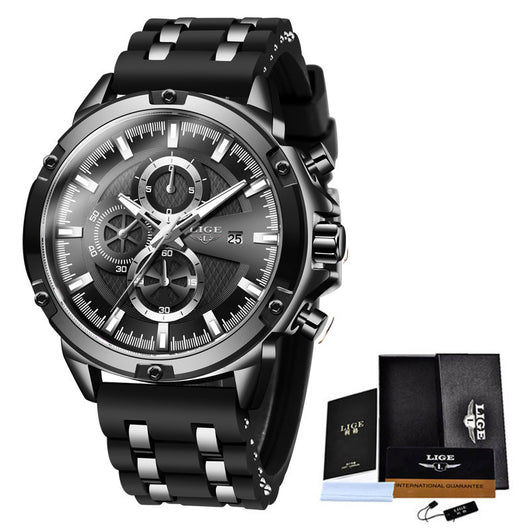 Reloj Deportivo para Hombre Cuarzo Correa Silicona Resistente al Agua - Image 5