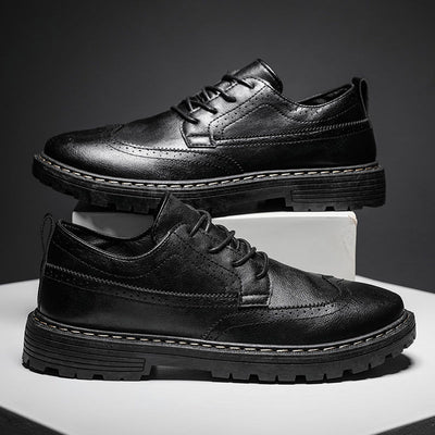 Zapatos de Cuero Casual Estilo Británico para Hombre - Diseño Ejecutivo - Image 12