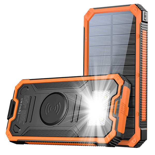 Cargador Solar Inalámbrico Resistente al Agua para Exterior