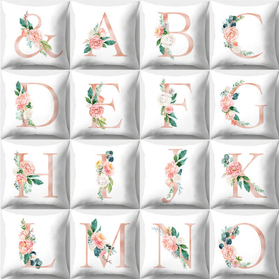 Funda de Almohada con Letras Florales Día de San Valentín Impresión Digital - Image 12