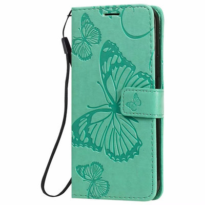 Funda de Cuero para Teléfono con Mariposa Prensada - Image 22