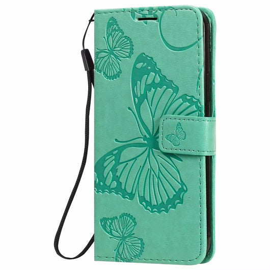 Funda de Cuero para Teléfono con Mariposa Prensada - Image 22