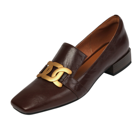 Zapatos Lefu para Mujer con Hebilla de Resorte y Suela Plana - Image 7