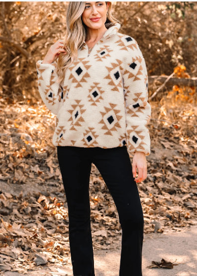 Sudadera con Cuello Cremallera Estampada - Image 2