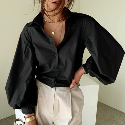 Blusa de Algodón Manga Larga para el Día a Día - Image 13