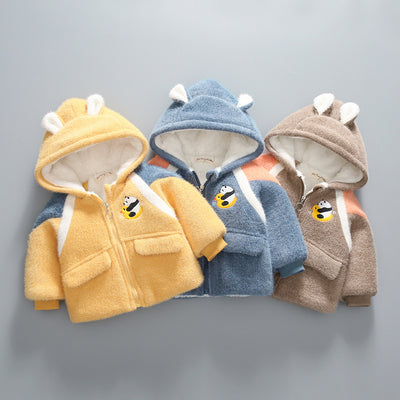 Abrigo Infantil de Invierno en Terciopelo Mink con Forro Térmico - Image 13