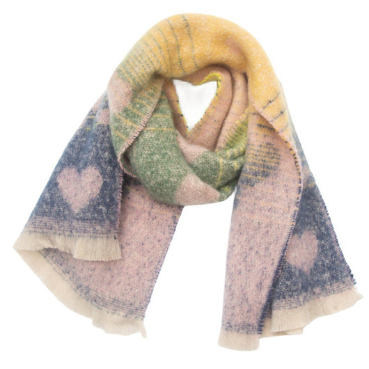 Cuello Térmico Jacquard con Diseño de Amor - Bufanda Versátil Europea - Image 12